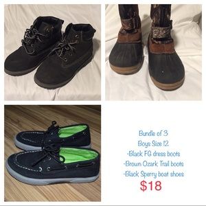 Shoe/Boot bundle Boys/Toddler 12